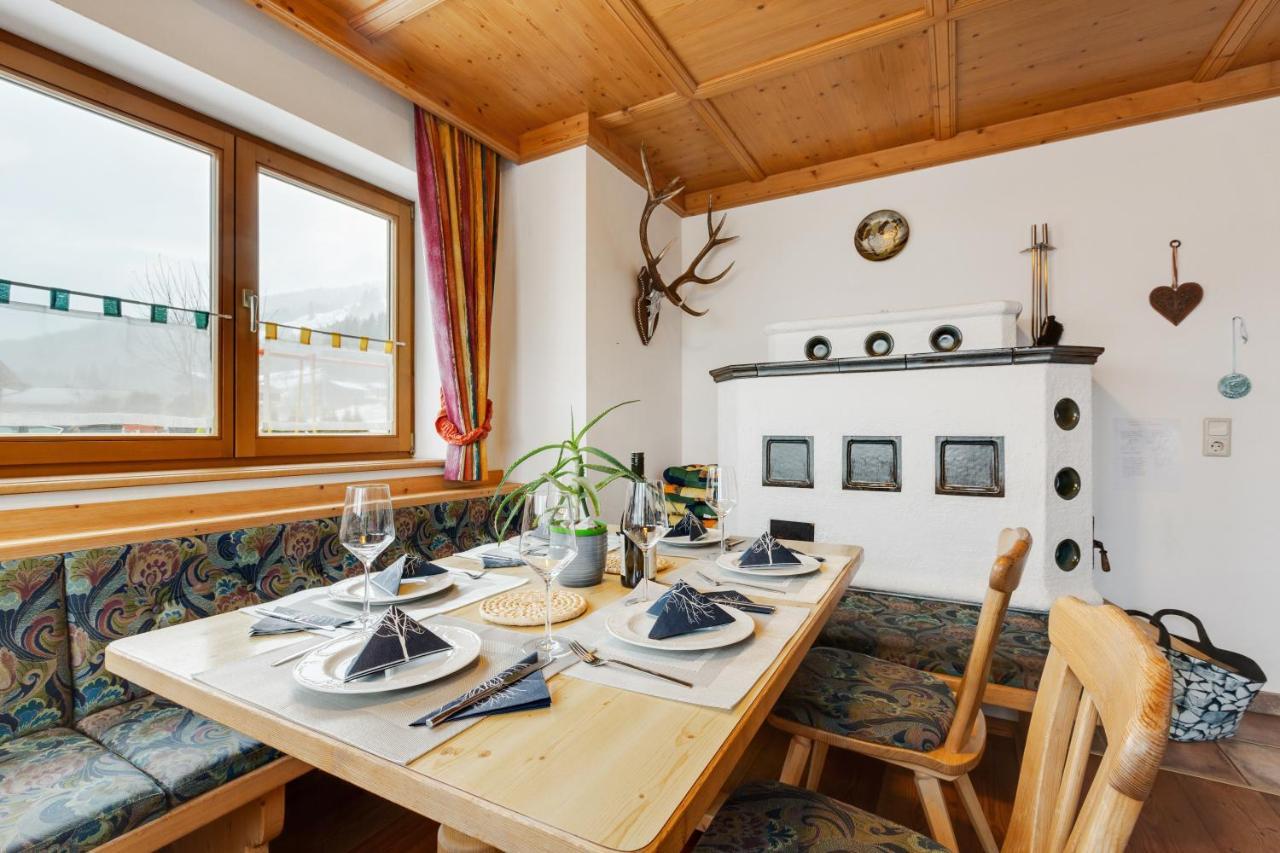 Gemütliches Panoramaferienhaus Breitmoos neben Mittelstation Mittersill Exterior foto